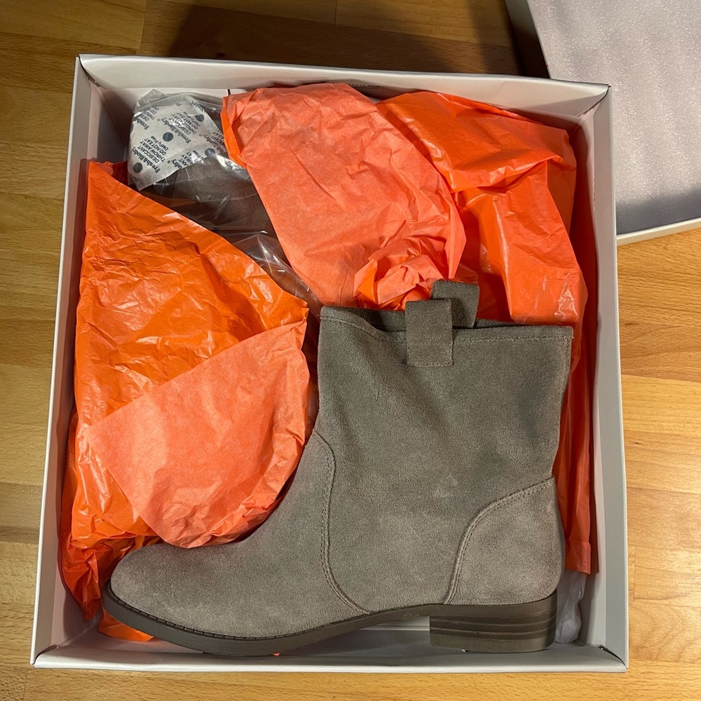 Sole Society Gray Ankle Boots